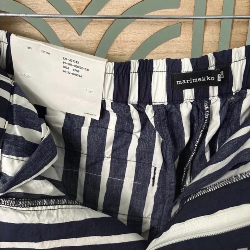 2022 Collab Uniqlo x Marimekko Cotton Poplin Shorts, L - Picture 8 of 10